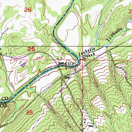Topographic Map of Grubb Towhead Light, KY