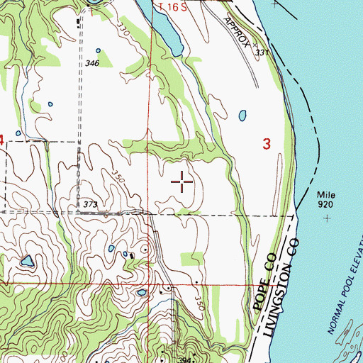 Topographic Map of Old Maid Crossing, KY