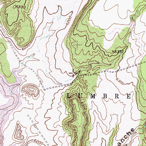 Topographic Map of Bull Canyon, NM