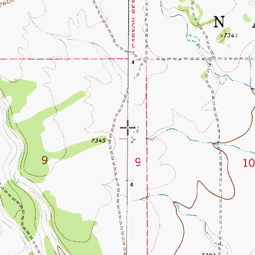 Topographic Map of Soloman Tank Number Two, NM