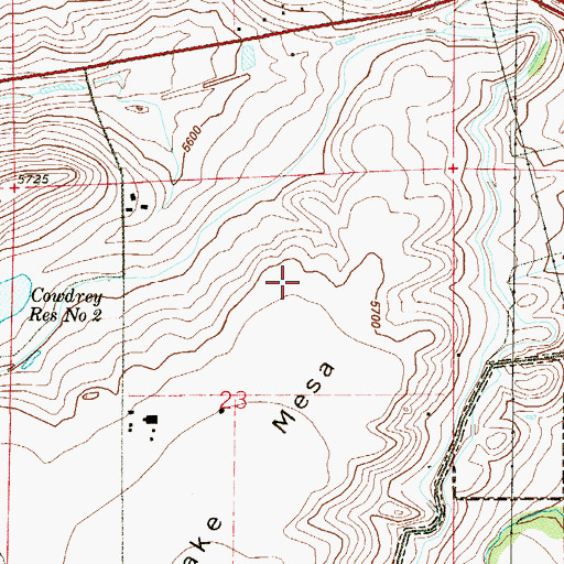 Topographic Map of Boulder Landfill, CO