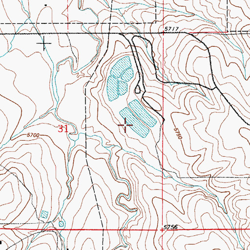 Topographic Map of Lowry Landfill, CO