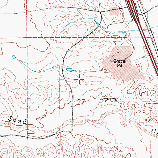 Topographic Map of Midway Landfill, CO