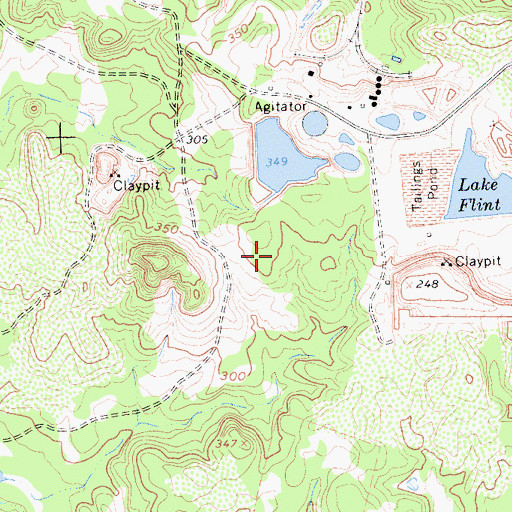 Topographic Map of Ione Pit, CA