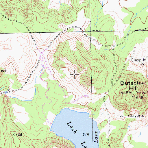 Topographic Map of Ione Quarry, CA
