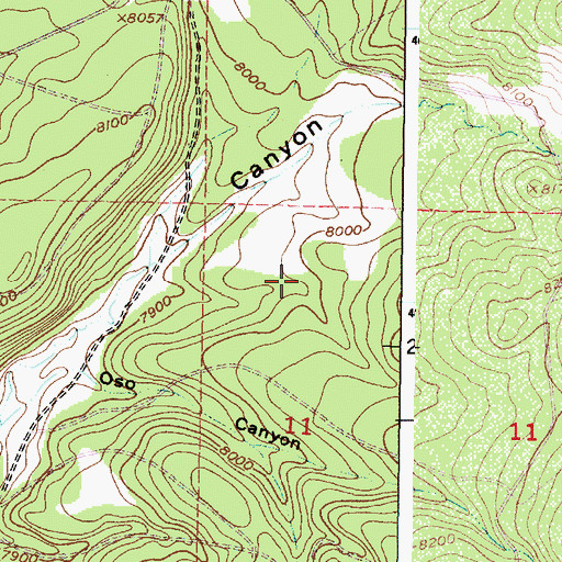Topographic Map of Nerio Tank, NM