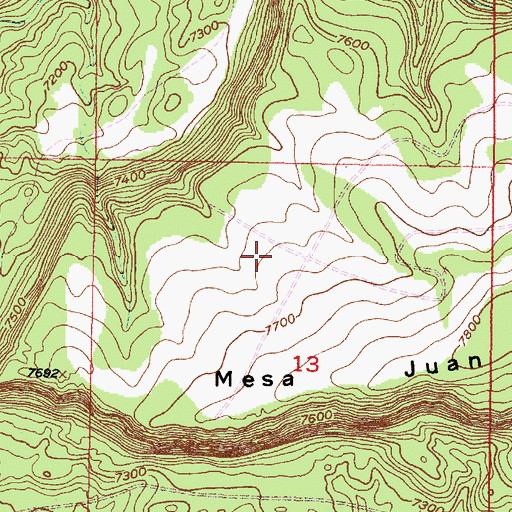 Topographic Map of West Trick Tank, NM