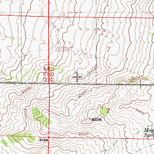 Topographic Map of Trujillo Tank, NM