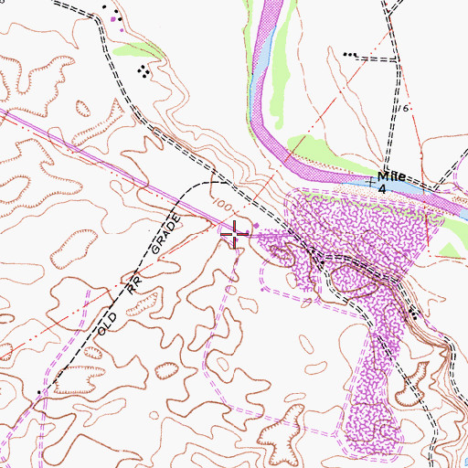 Topographic Map of Lapis Number 110 Pit, CA