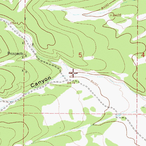 Topographic Map of Wheatgrass Tank, NM