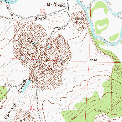 Topographic Map of Milner Landfill, CO
