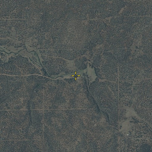 Aerial/Satellite Image of Brown Creek, AZ