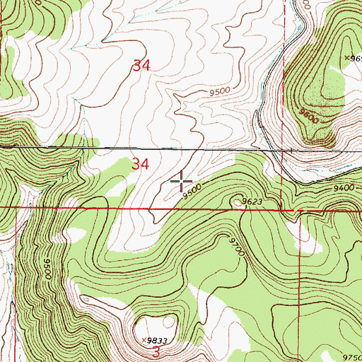 Topographic Map of Alire Tank Number 1, NM