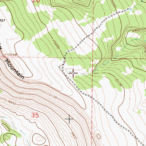 Topographic Map of Sandoval Tank, NM