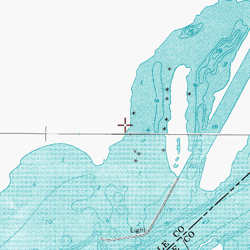 Topographic Map of Parish Dock, NY