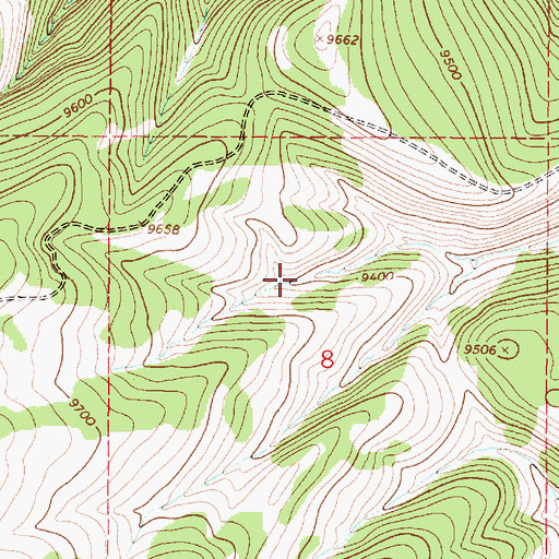 Topographic Map of Buck Tank Number 2, NM