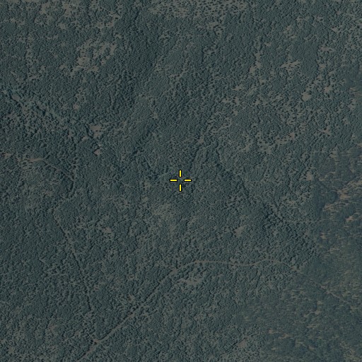 Aerial/Satellite Image of Brown Spring, AZ