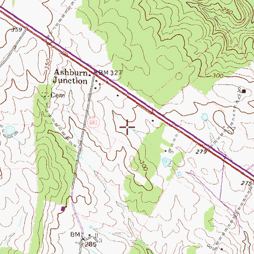 Topographic Map of Virginia Academy, VA
