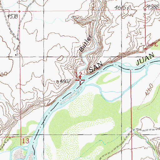 Topographic Map of Butler Canyon, UT