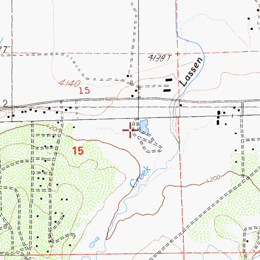 Topographic Map of Mallery Pit, CA