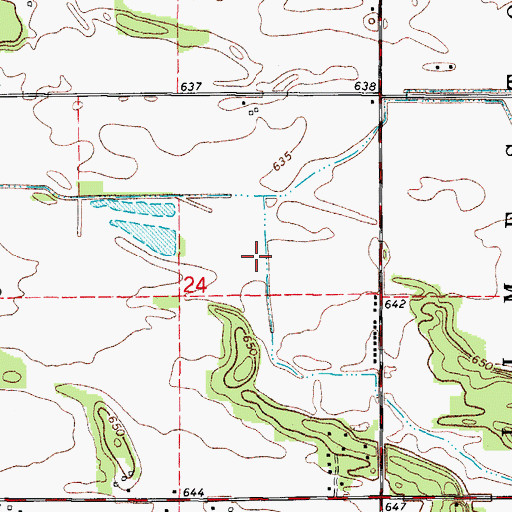 Topographic Map of Classic Landings, IL