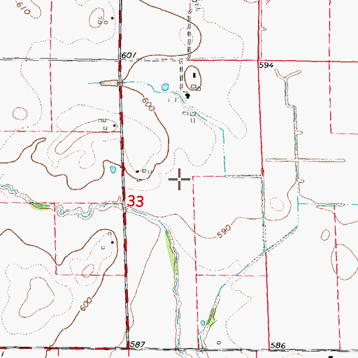 Topographic Map of Silver Creek Gliderport (historical), IL