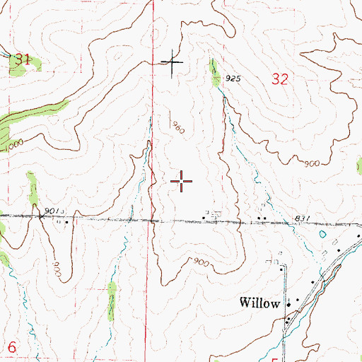 Topographic Map of Providence Place Field, IL