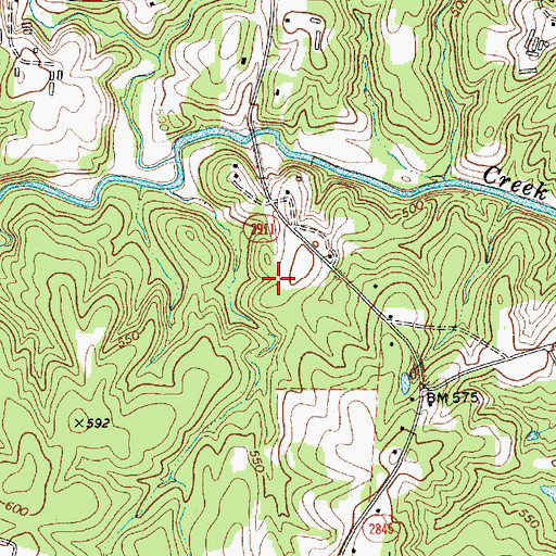 Topographic Map of Smith Air Strip, NC