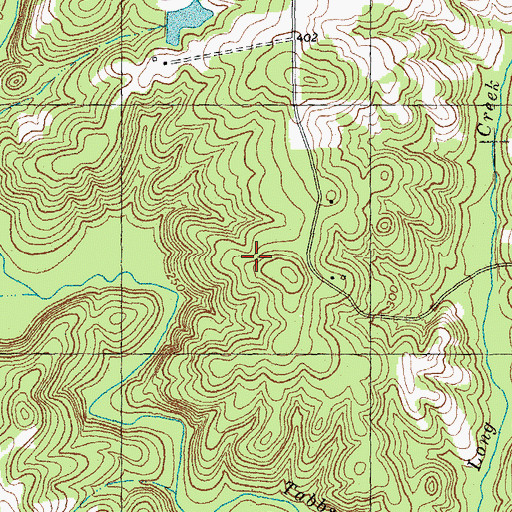 Topographic Map of Deer Run Airport, NC