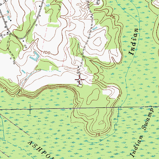 Topographic Map of Mynatt Field, NC