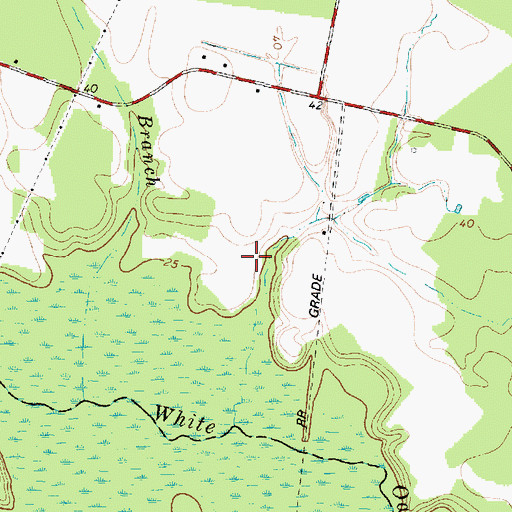 Topographic Map of Parker Field, NC