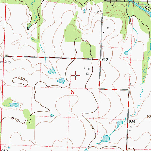 Topographic Map of Seiferd Field, MO