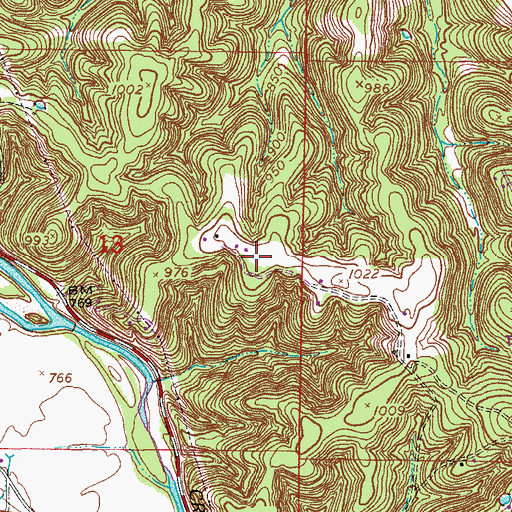 Topographic Map of Taylor Field, MO