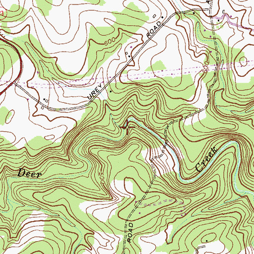 Topographic Map of Falling Rocks Branch, MD