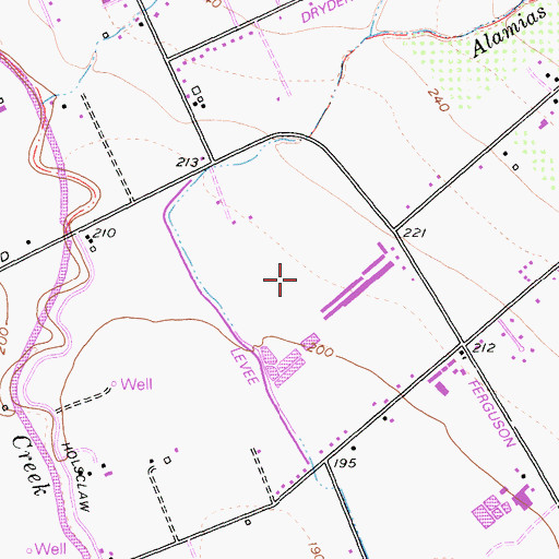 Topographic Map of Santa Clara Conduit, CA