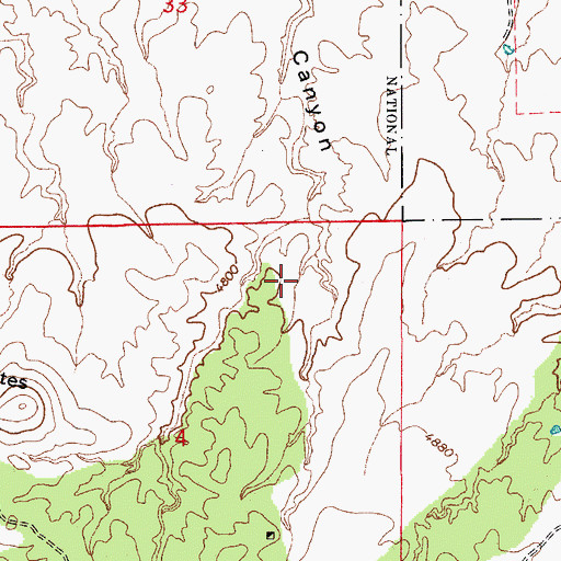 Topographic Map of Williams Well, AZ