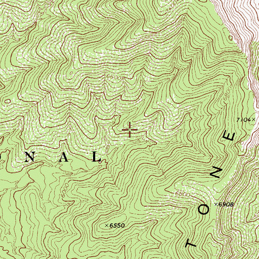 Topographic Map of Shellenberger Trick Tank, AZ