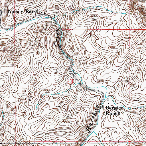 Topographic Map of Weiland Harshaw Well, AZ