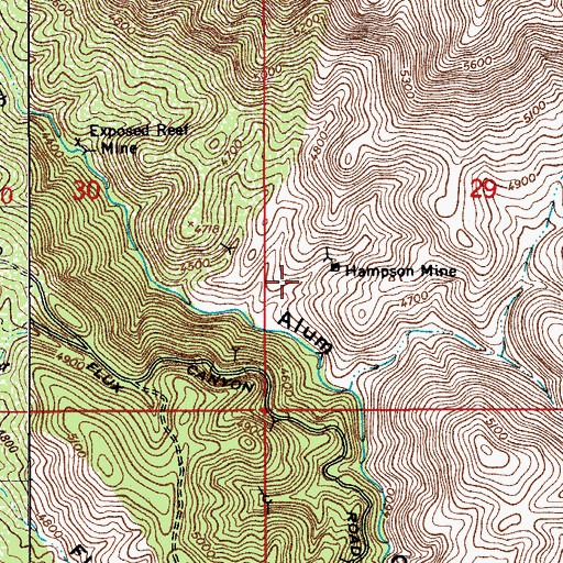 Topographic Map of Alum Gulch Storage, AZ