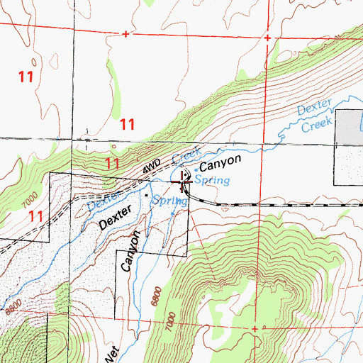 Topographic Map of Symons Ranch, CA