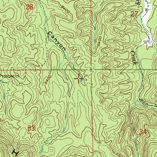 Topographic Map of Pauline Stock Tank, AZ