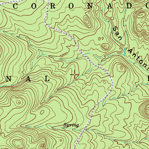 Topographic Map of Government Corral, AZ