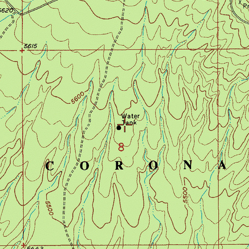 Topographic Map of Grubstake Corral, AZ
