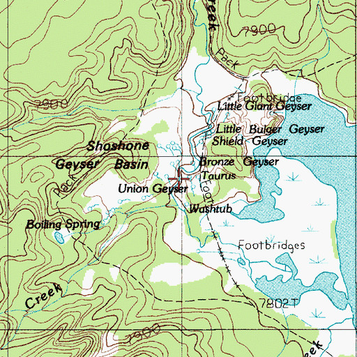 Topographic Map of Orion Group, WY