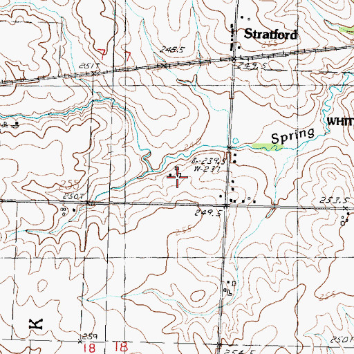 Topographic Map of Coffman Farm, IL
