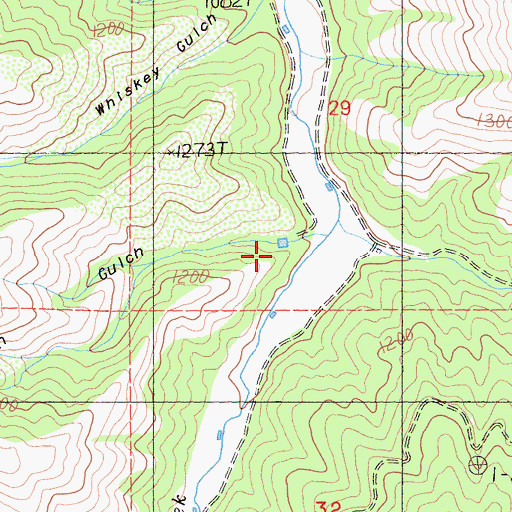 Topographic Map of Tapplin Gulch, CA