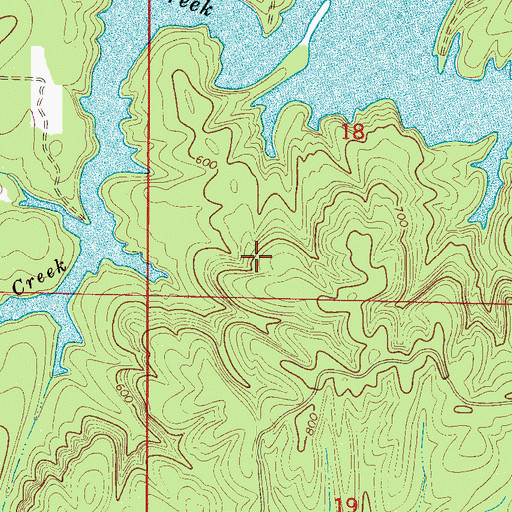 Topographic Map of Nolan Gap (historical), AL