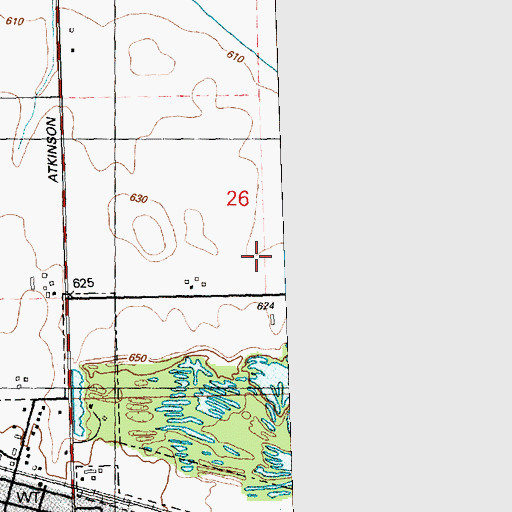 Topographic Map of Doctor Merry Post Light, IA