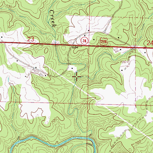 Topographic Map of Seth Young Mill (historical), AL
