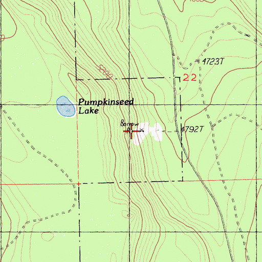 Topographic Map of Mount Hebron Quarry, CA